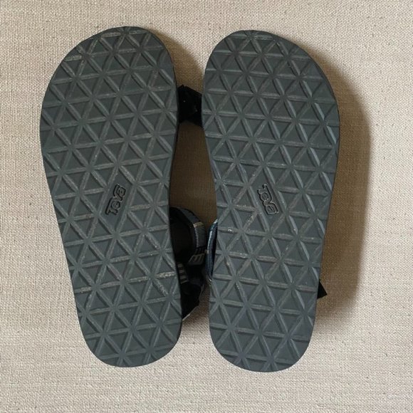 Men\'s Teva Original Universal Sandal Blue Black size 8